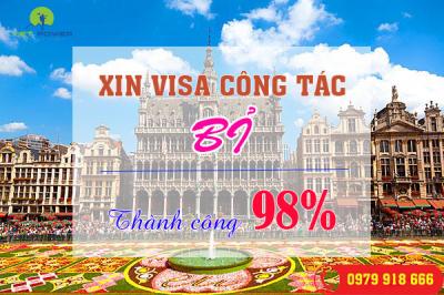 Xin visa công tác Bỉ